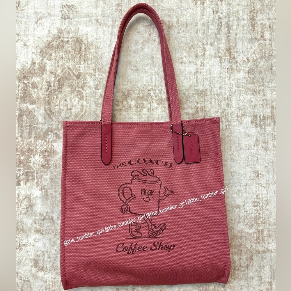 NWT Coach Coffee Shop Exclusive Lil Miss Jo Tote Bag